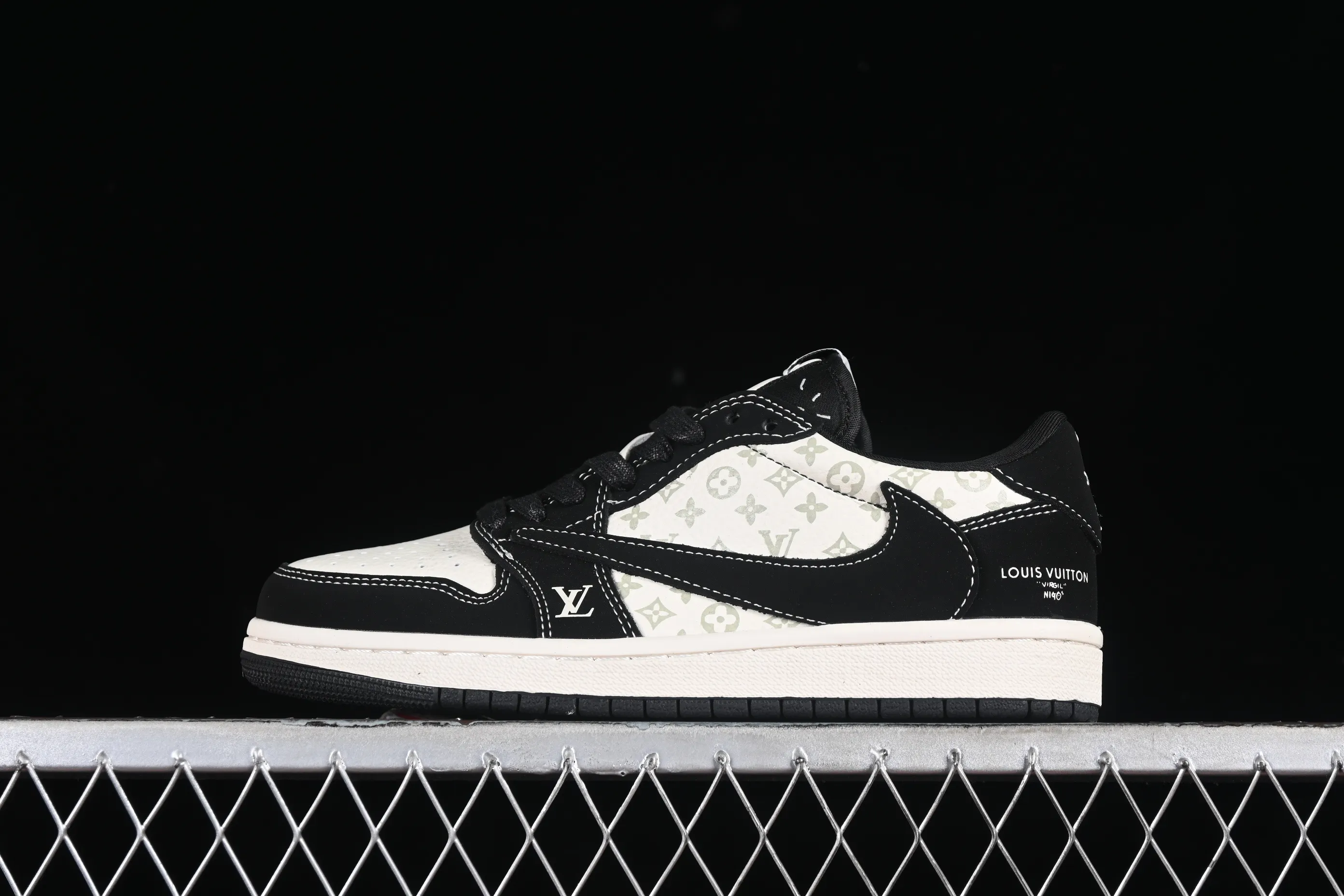 All categories Air Jordan Jordan series basketball shoes Air Jordan 1 Low High-end customized low-top sneakers Travis Scott x Fragment Design x Jordan Air Jordan 1 Low OG SP AJ1 Joe 1LV joint Dark Knight low-top cultural casual sneakers LX1988-200